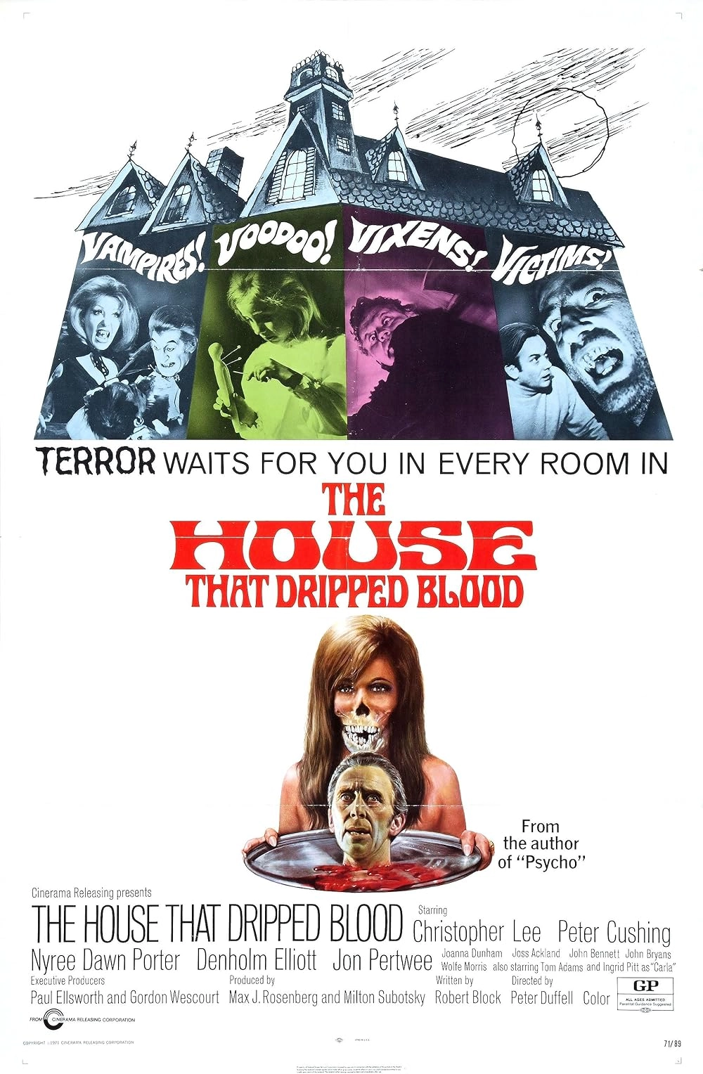دانلود فیلم The House That Dripped Blood 1971 با زیرنویس چسبیده