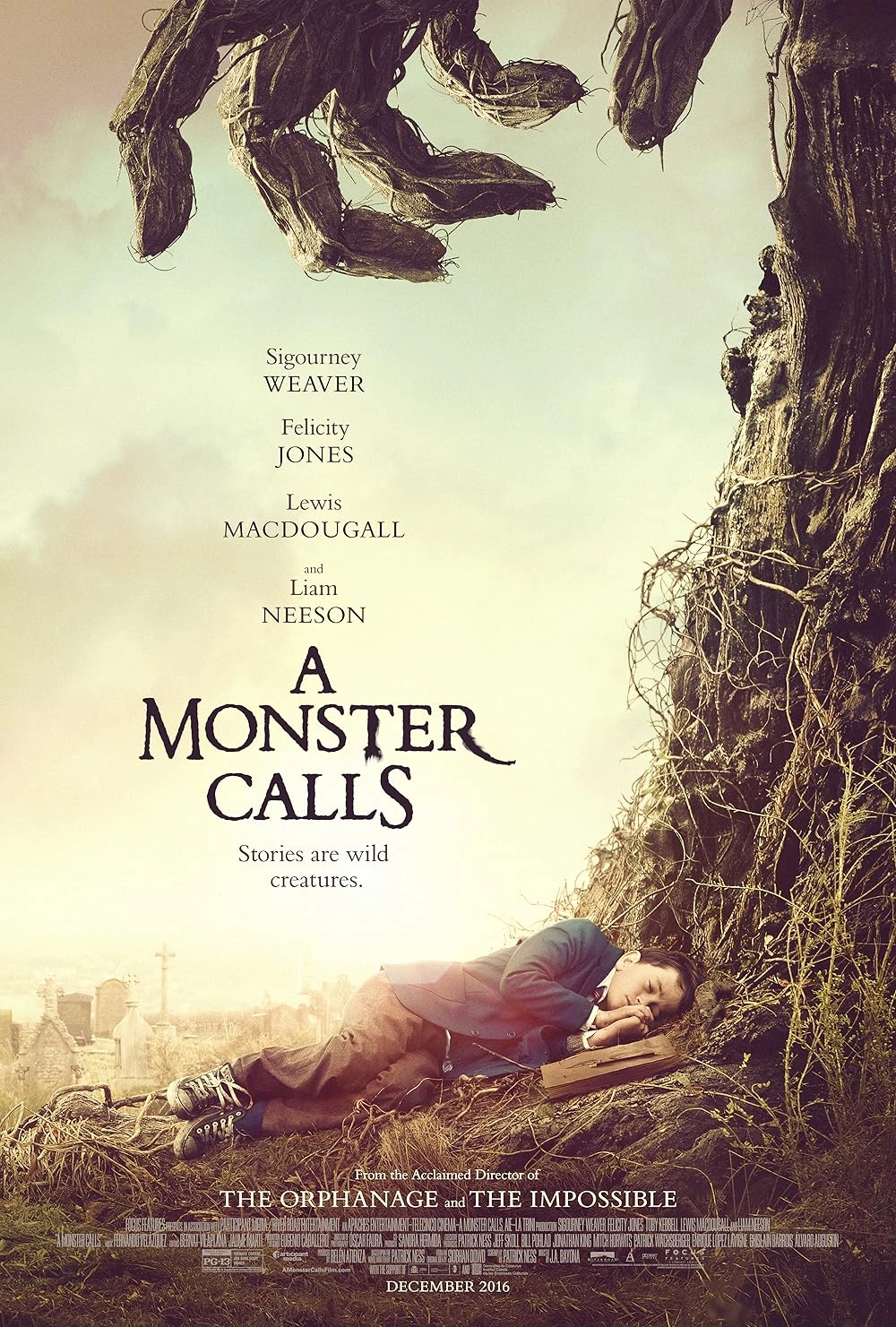 دانلود فیلم A Monster Calls 2016 با زیرنویس چسبیده