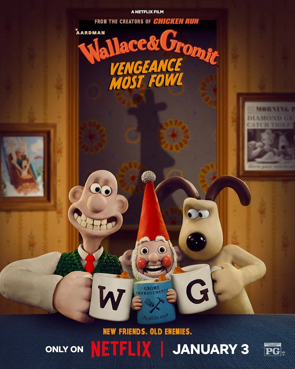 دانلود انیمیشن Wallace & Gromit: Vengeance Most Fowl 2024 با زیرنویس چسبیده