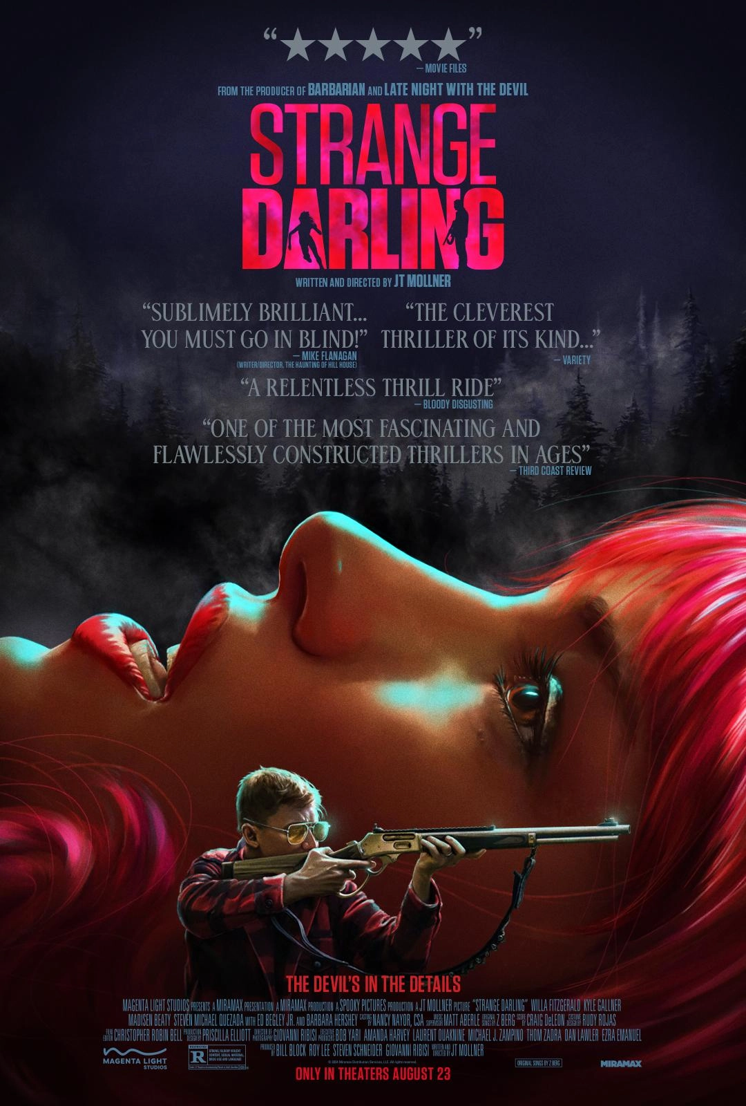 Strange Darling 2023 filmini altyazılı olarak indirin.