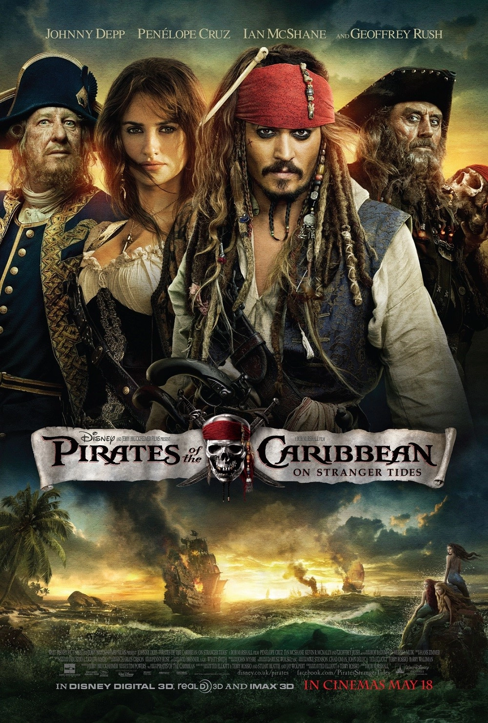 دانلود فیلم Pirates of the Caribbean: On Stranger Tides 2011 زیرنویس چسبیده