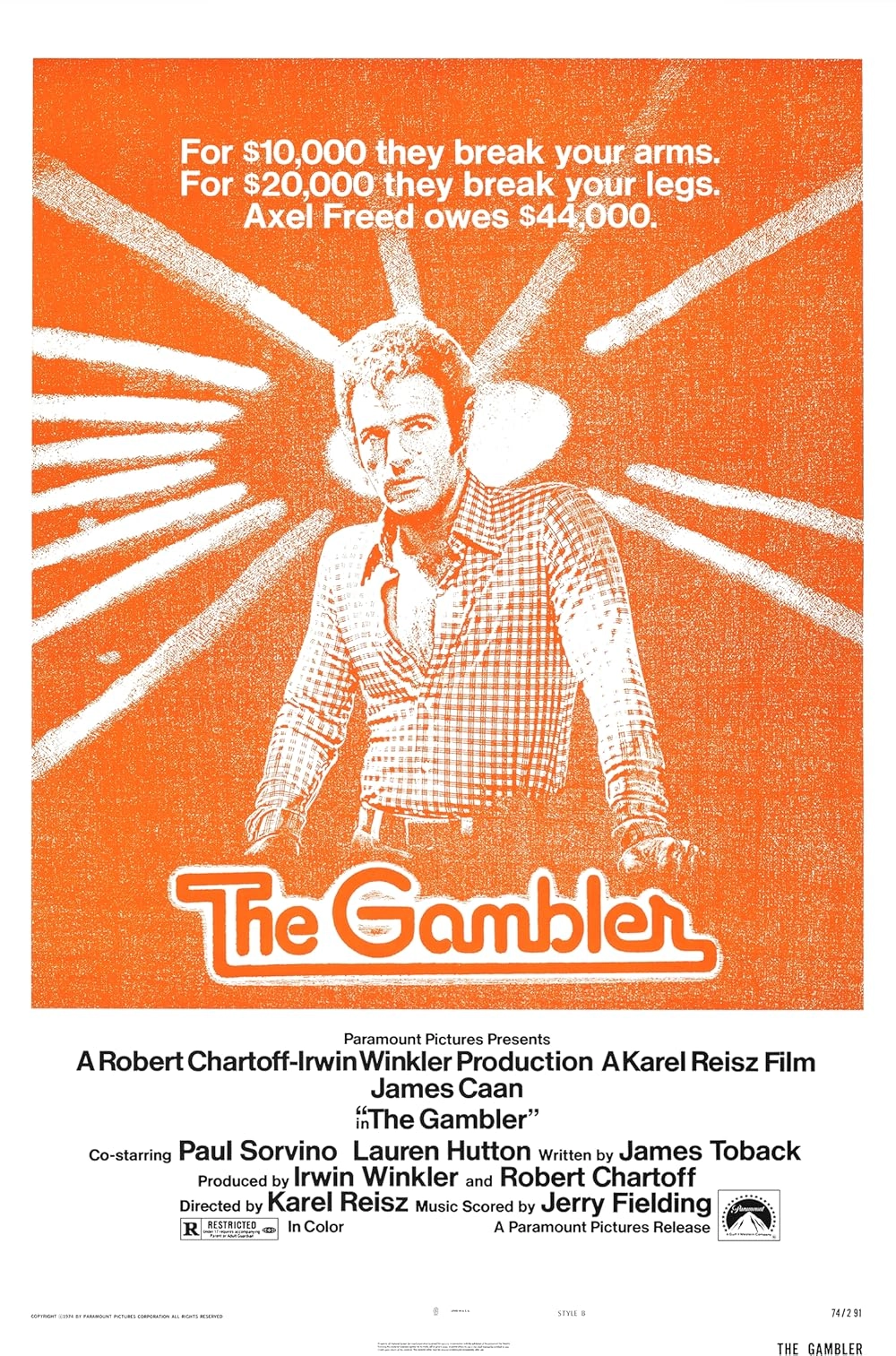 دانلود فیلم The Gambler 1974 زیرنویس چسبیده