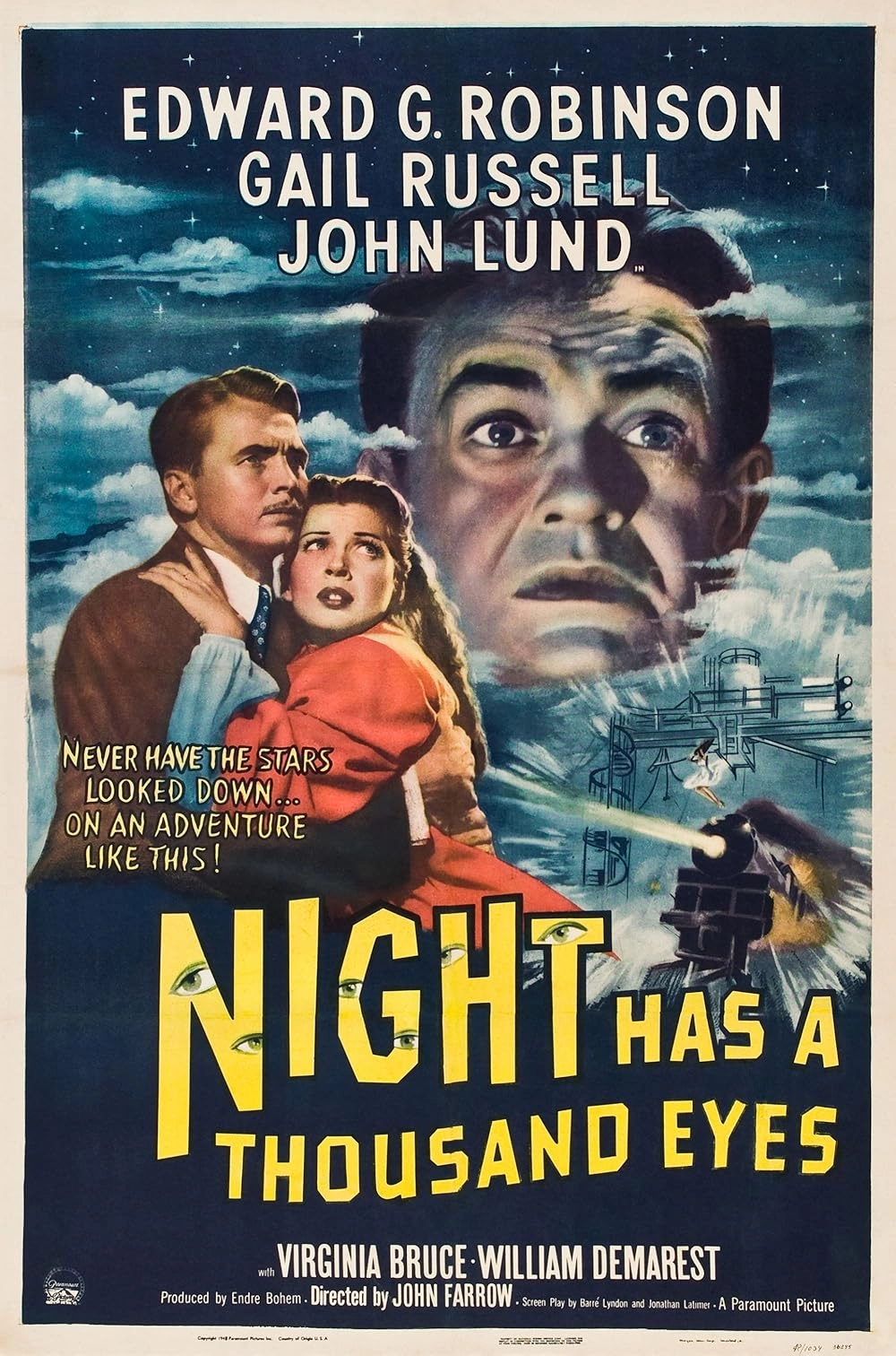 دانلود فیلم Night Has a Thousand Eyes 1948 زیرنویس چسبیده