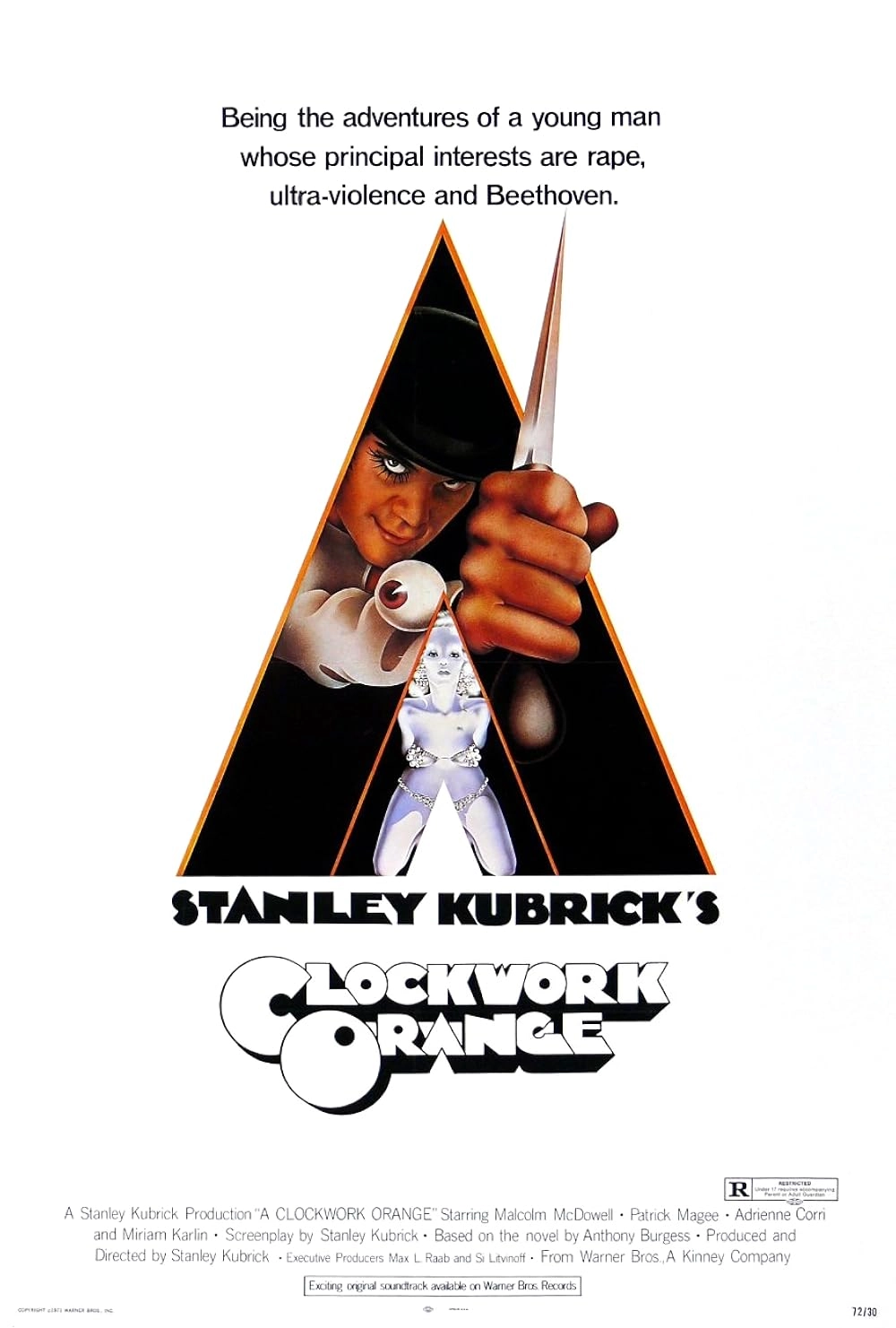 دانلود فیلم A Clockwork Orange 1971 زیرنویس چسبیده