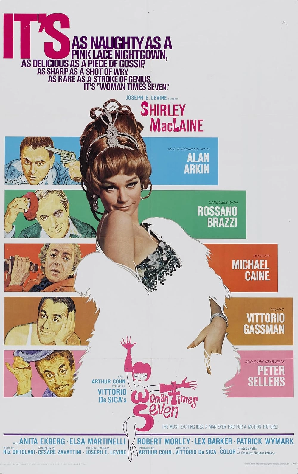 دانلود فیلم Woman Times Seven 1967 زیرنویس چسبیده