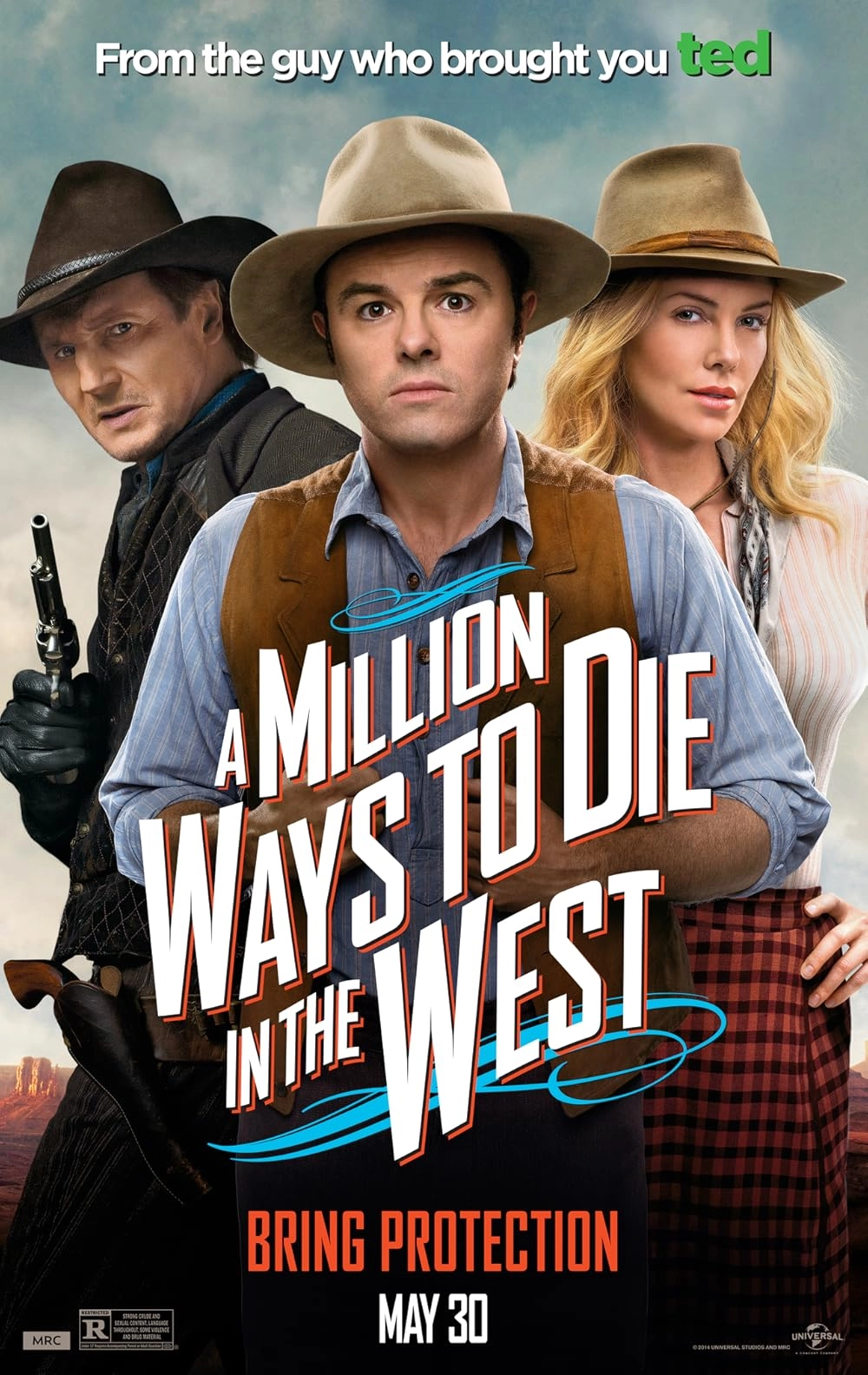 دانلود فیلم A Million Ways to Die in the West 2014 زیرنویس چسبیده