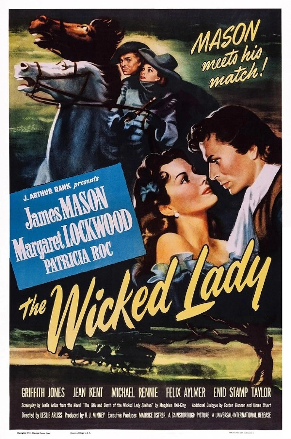 دانلود فیلم The Wicked Lady 1945 زیرنویس چسبیده