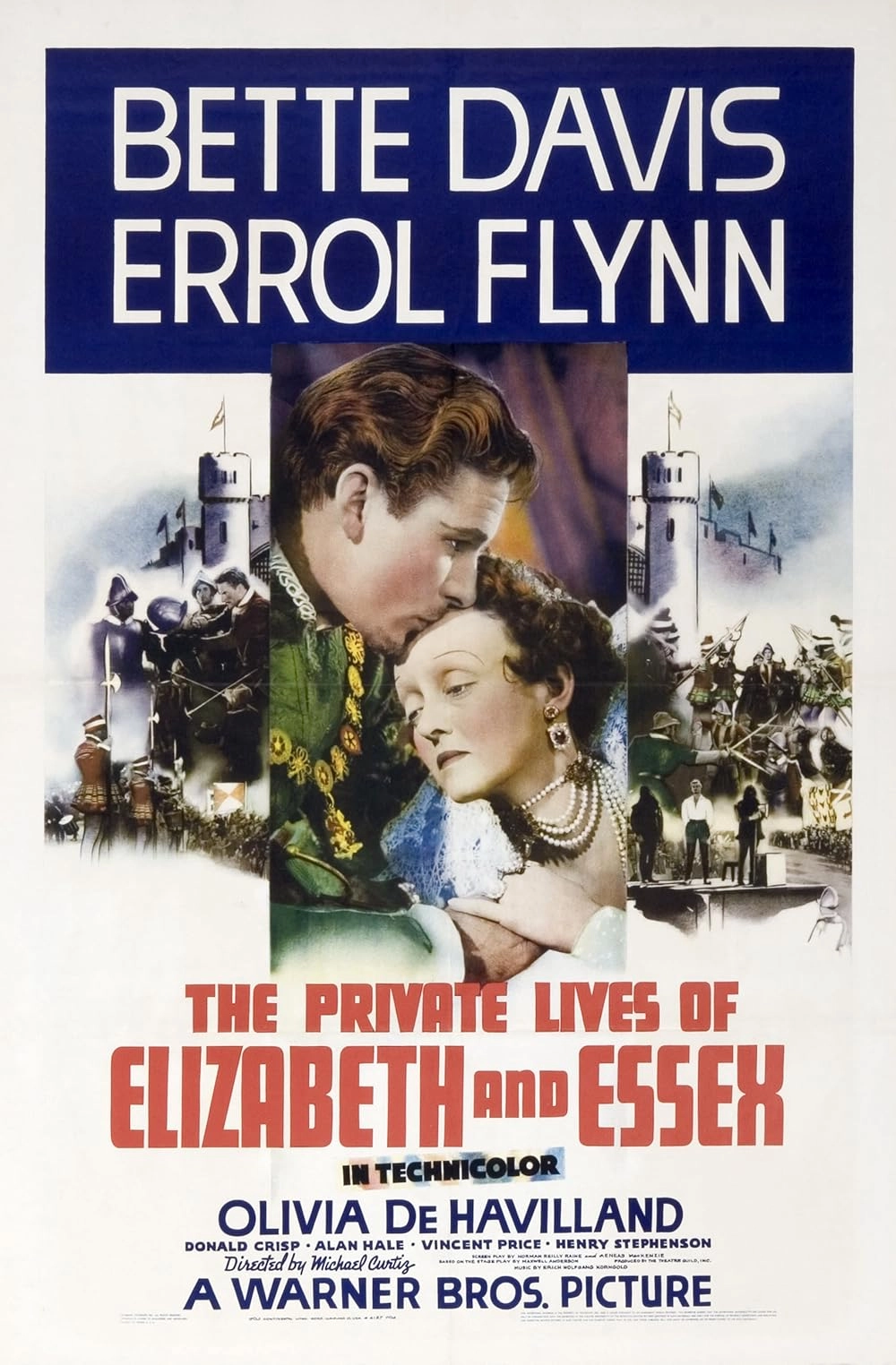 دانلود فیلم The Private Lives of Elizabeth and Essex 1939 زیرنویس چسبیده