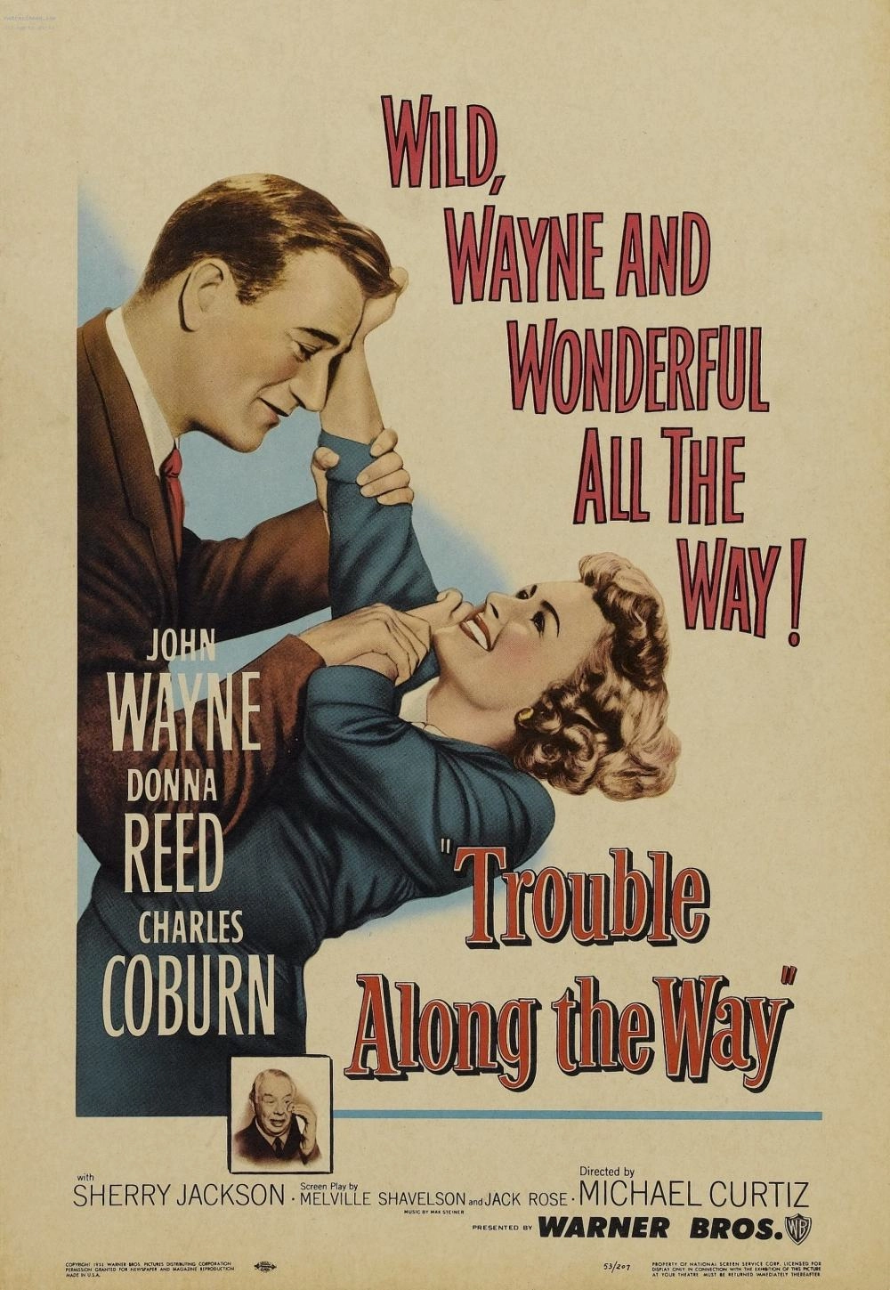 دانلود فیلم Trouble Along the Way 1953 زیرنویس چسبیده