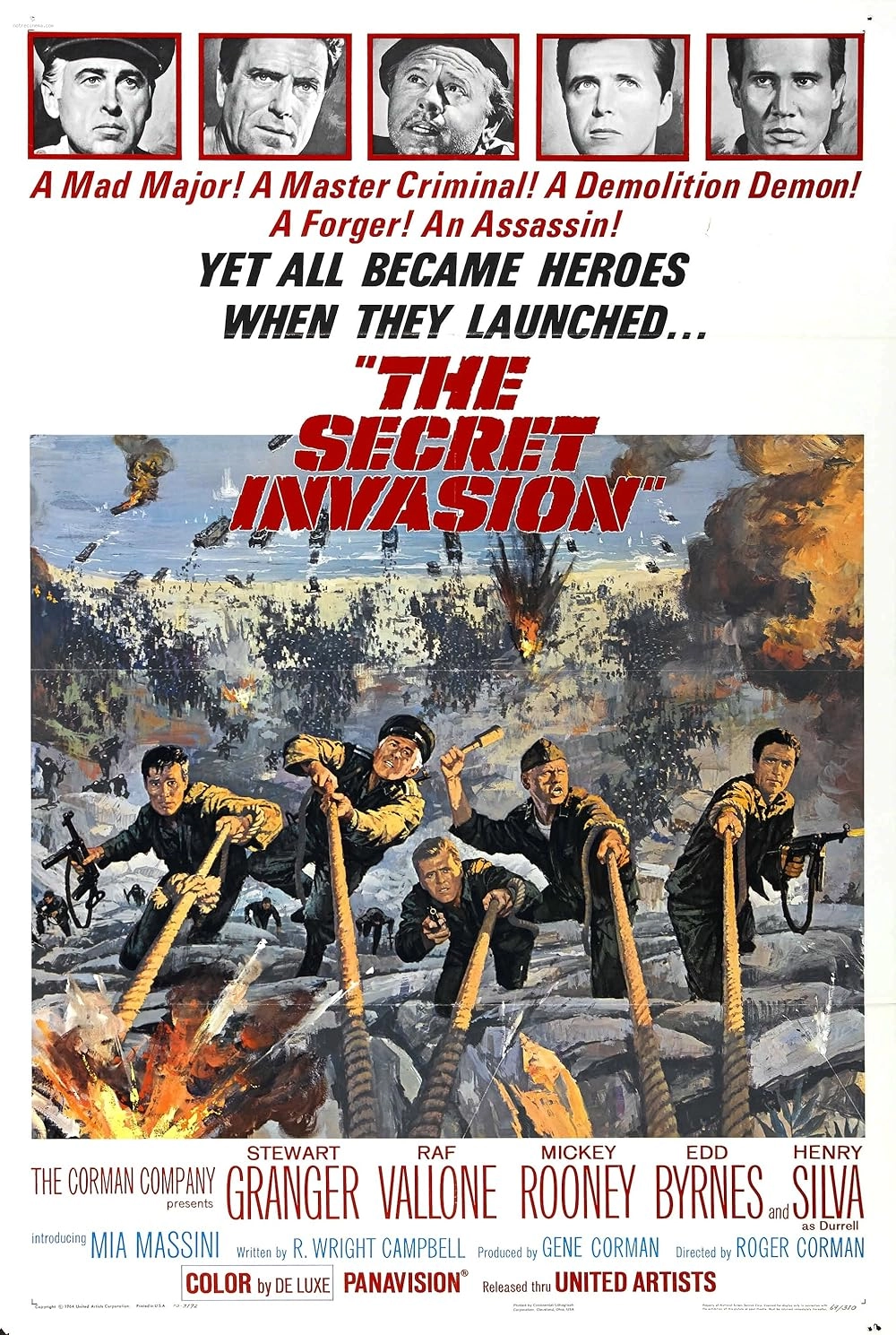 Download the film The Secret Invasion 1964 subtitle attached