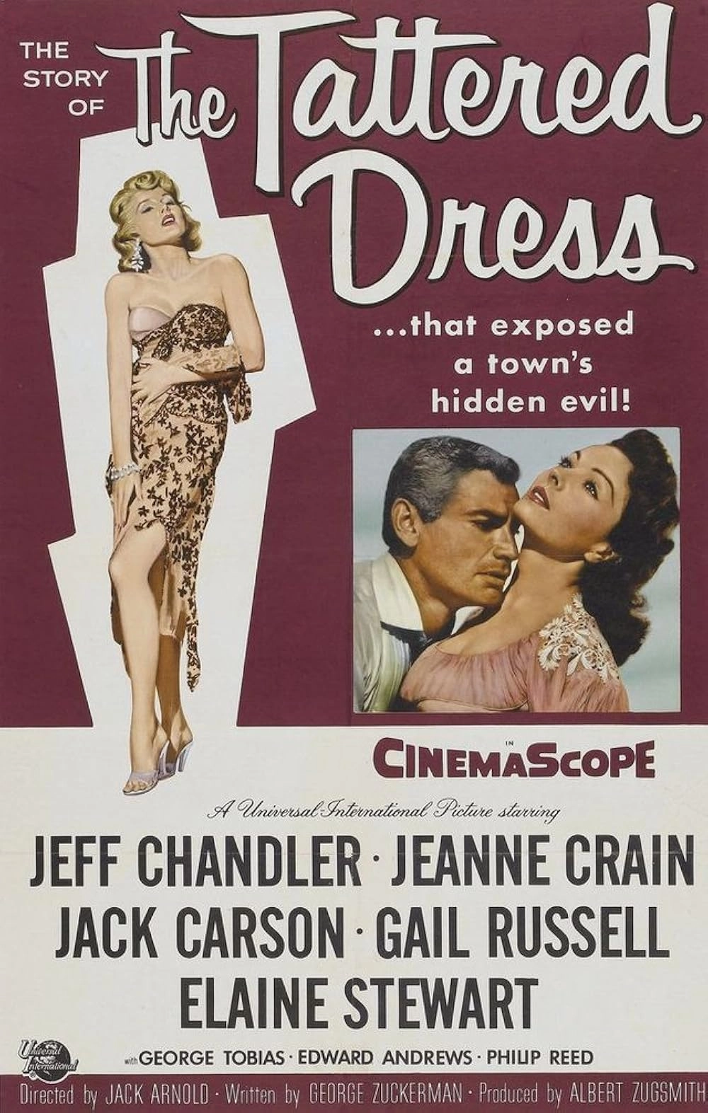 دانلود فیلم The Tattered Dress 1957 زیرنویس چسبیده