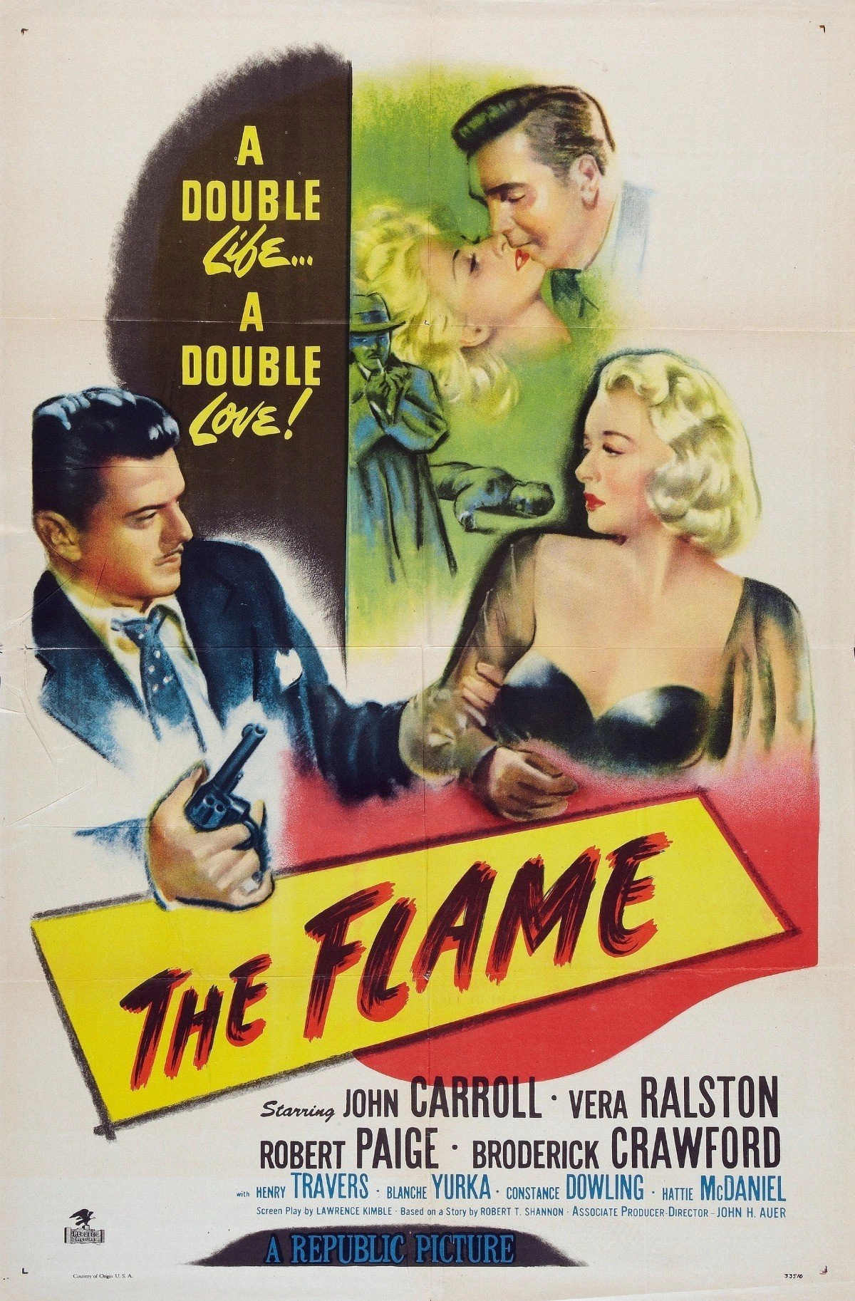 영화 The Flame 1947 하드코딩 자막 다운로드