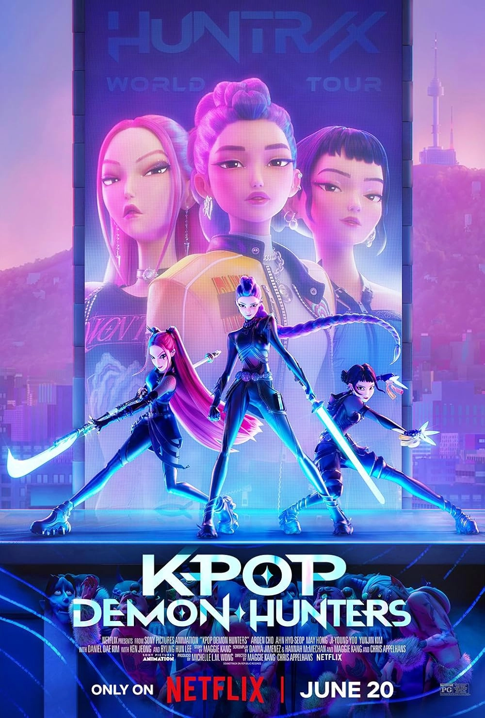 دانلود انیمیشن KPop Demon Hunters 2025 زیرنویس چسبیده