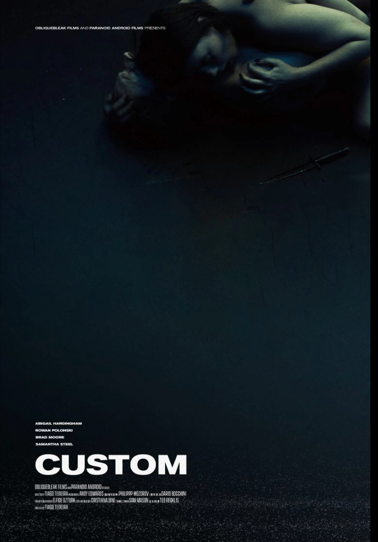 پوستر فیلم ترسناک Custom محصول 2024 به کارگردانی Tiago Teixeira