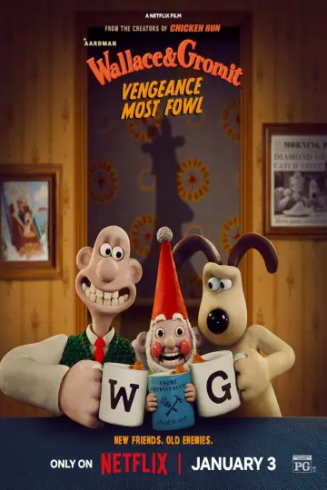 دانلود انیمیشن Wallace & Gromit: Vengeance Most Fowl 2024 با زیرنویس چسبیده