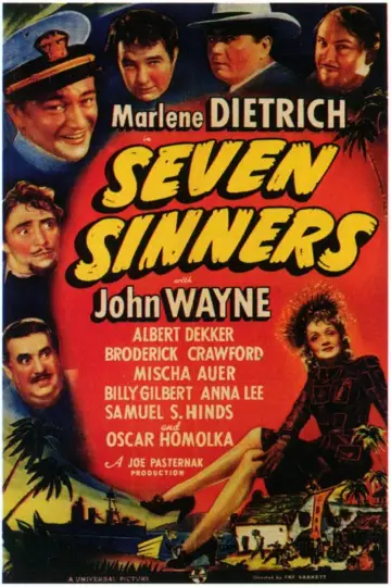 دانلود فیلم Seven Sinners 1940 زیرنویس چسبیده